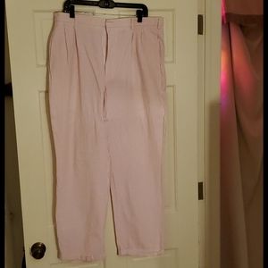 Jos. A. Bank pink seersucker pants